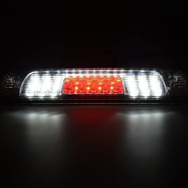 GPLUS Rear LED Third Brake Light Compatible With Chevy Silverado/GMC Sierra1500/2500HD/3500 2014-2018,3RD Cargo Led Tail Lamps Clear lens Chrome Housing - Image 2